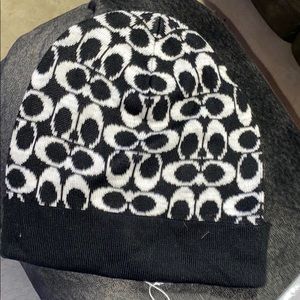 Coach knit hat